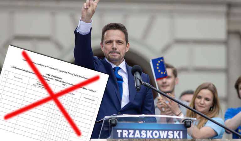 PKW – PiS wprowadzi drobne poprawki karty, żeby utrudnić zbieranie podpisów poparcia dla Rafała Trzaskowskiego.