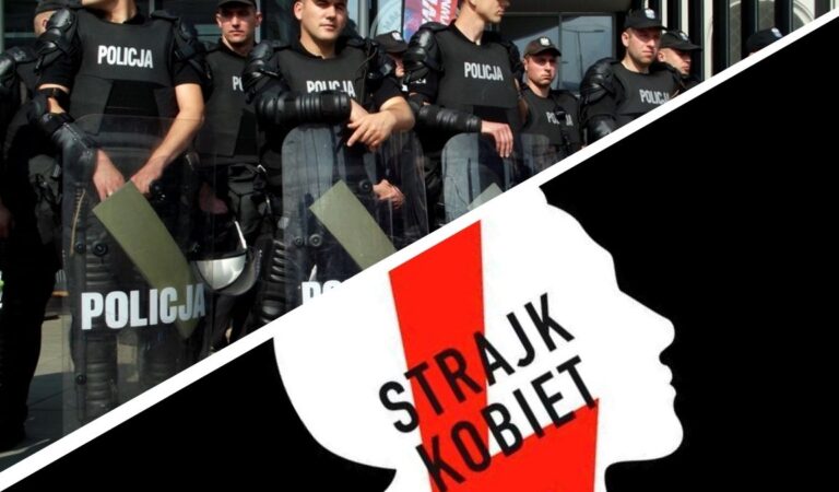 Deszcz mandatów na pruszkowskim Strajku Kobiet. “To chyba lepsze wyniki policji niż po Marszu Niepodległości.”
