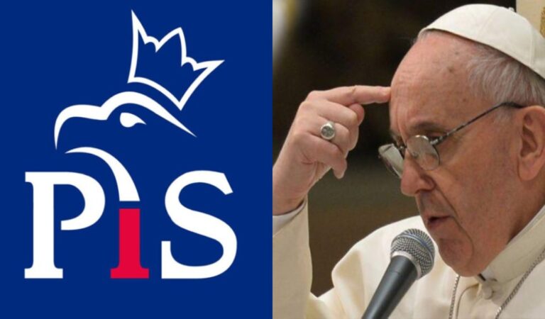 Brutalny atak papieża na PiS