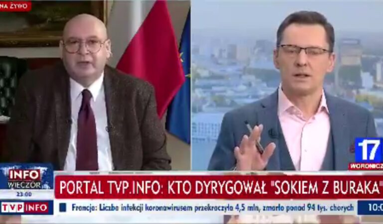 Ziemiec upomniany przez Piotra Zgorzelskiego na antenie TVP [VIDEO]