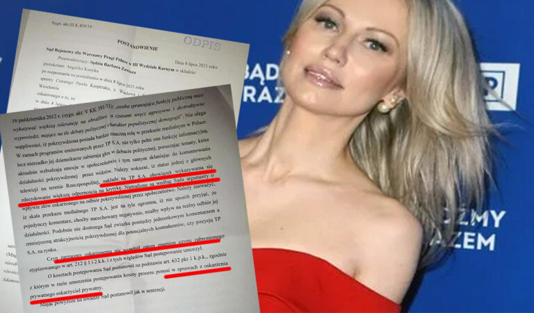 Magdalena Ogórek pracuje w organizacji “przestępczej i zbrodniczej”. Postanowienie sądu w sprawie Kasprzaka.