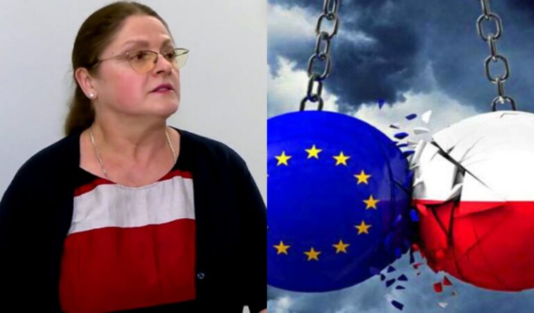 Krystyna Pawłowicz nawołuje do bojkotu Unii Europejskiej. “Nie ma kasy, nie ma długu”