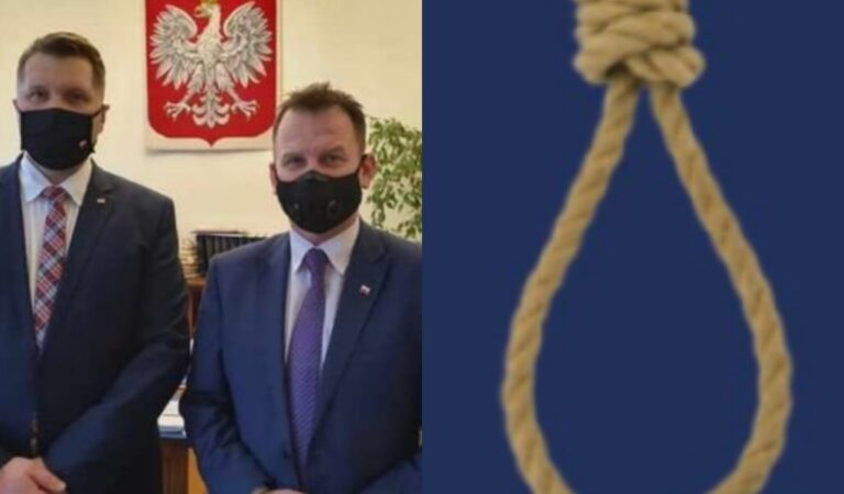 Doradca społeczny Czarnka grozi opozycji szubienicą