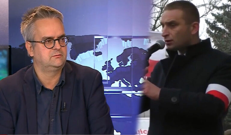 Dziennikarz “Wyborczej” masakruje Bąkiewicza. Padły obraźliwe słowa