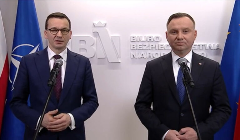 Duda i Morawiecki zbojkotowali uroczystość 25-lecia uchwalenia konstytucji w Sejmie