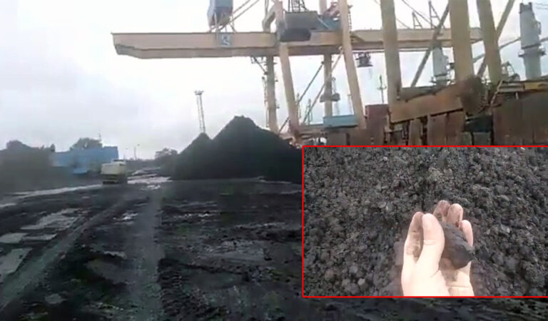 Rząd importuje błoto zamiast węgla? Szokujące nagranie z polskiego portu